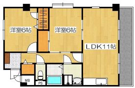 プレステージ国分Ⅱの間取り画像