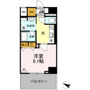 D Grande鹿児島中央の間取り画像