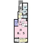 カイロス若の宮の間取り画像