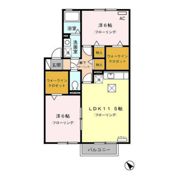 セゾン桜の間取り画像