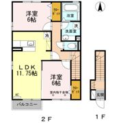 シャンテ ホーリーの間取り画像