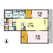 桃谷マンションの間取り画像