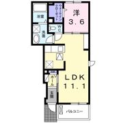 ビオーラ喜沢Ⅱの間取り画像