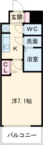 プレサンス京町堀の間取り画像