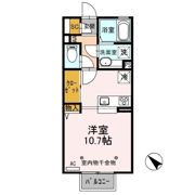 D-room思川ローズ Hの間取り画像