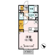 D-room思川アジュール Cの間取り画像