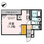 ウエストアロー阿波座の間取り画像