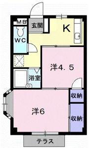 エルディム松本の間取り画像