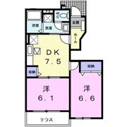 アバンツァート：Tの間取り画像