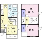 ソレアード Ⅰの間取り画像