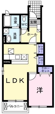 プリムローズBの間取り画像