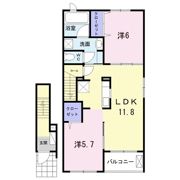 ハイツシェルティーCの間取り画像