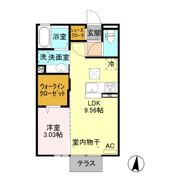 ハウ オリ ハレの間取り画像