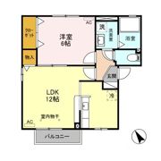 セジュールソフィア Cの間取り画像