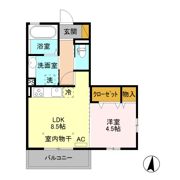 カサブランカの間取り画像