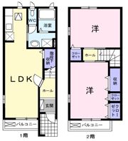 ベルアンジュKの間取り画像