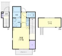 Harvest PalaceⅢの間取り画像