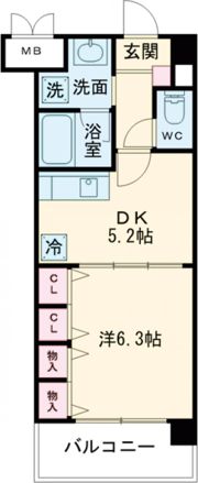 コンフォール平野の間取り画像