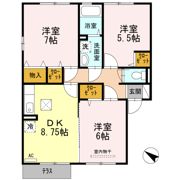 サニープレイス福山 M棟の間取り画像