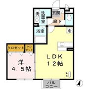 クレセントコート B棟の間取り画像