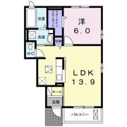 ジュネス城北の間取り画像