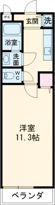 フジパレス忠岡A棟の間取り画像