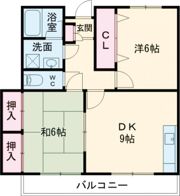 ディアコートの間取り画像