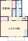 スカイハイツCの間取り画像