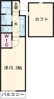 フジパレス北清水町Ⅰ番館の間取り画像