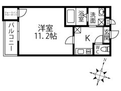 フジパレス聖ヶ丘の間取り画像