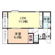 ソレイユ野村第五の間取り画像