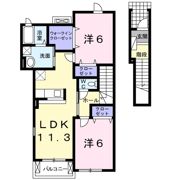 シェ モア Ⅰの間取り画像