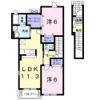 シェ モア Ⅰの間取り画像