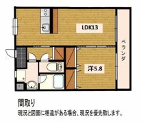 ラポージュの間取り画像