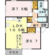 グランシャリオ三国ケ丘の間取り画像