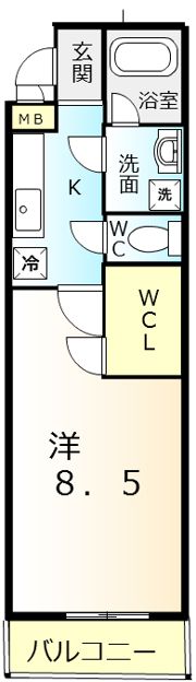 フジパレス堺鳳東Ⅲ番館の間取り画像