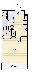モデスティの間取り画像
