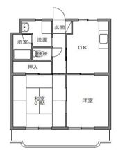 マンションカズの間取り画像