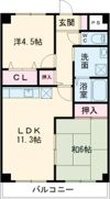 セントポーリア岸和田の間取り画像