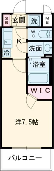 エスプレイス神戸ウエストモンターニュの間取り画像