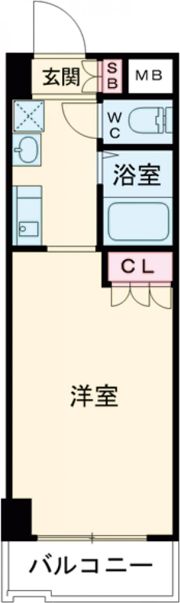 エスポワール三宮パートⅡの間取り画像