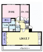 小阪西町Ⅲ番館の間取り画像