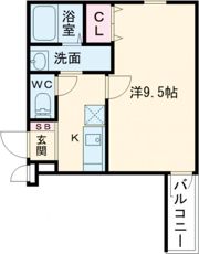 フジパレス アイヴィ浜寺の間取り画像