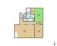 杉山パレスの間取り画像