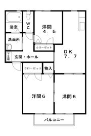 ベルテパークの間取り画像