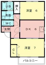 エクセルAの間取り画像