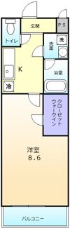 フジパレス堺鳳中Ⅲ番館の間取り画像
