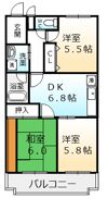 グランソレイユ深井の間取り画像