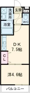 フジパレス堺大浜I番館の間取り画像
