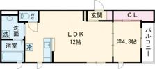 アーム御陵前の間取り画像